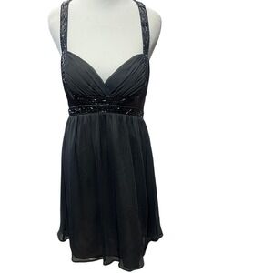 Nicole by Nicole Miller Charcoal Formal‎ Dress Size 6